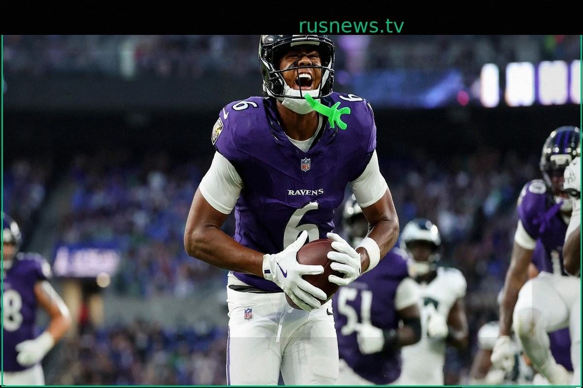 Ja'Kobi Lane произвел впечатление: итоговая статистика и лучшие моменты матча Ravens против Eagles