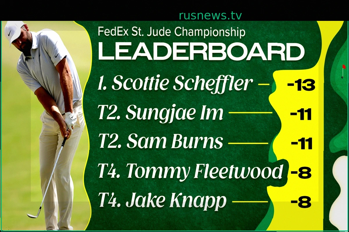 FedEx St. Jude Championship 2026: Скотти Шеффлер лидирует после 3-го дня