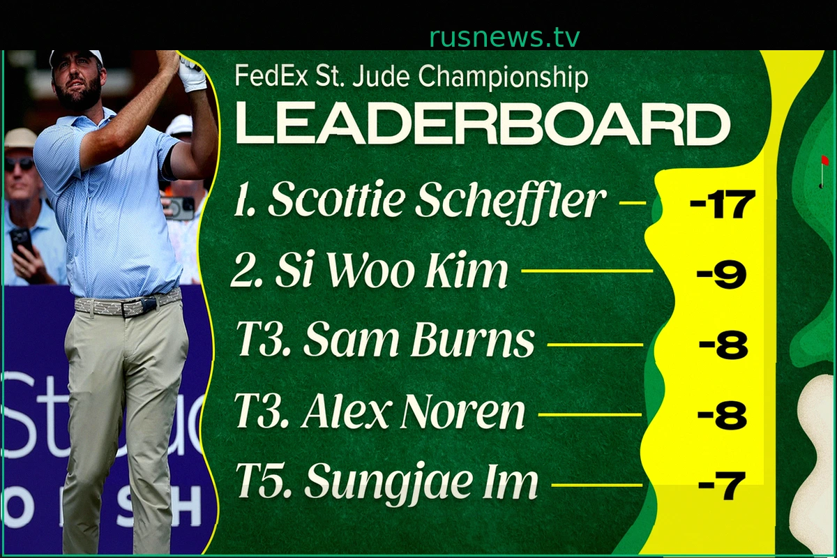 Скотти Шеффлер выиграл FedEx St. Jude Championship: итоговая турнирная таблица и призовые