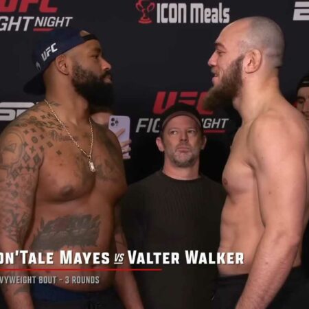 UFC Fight Night 251: Время начала, расписание и карта боев