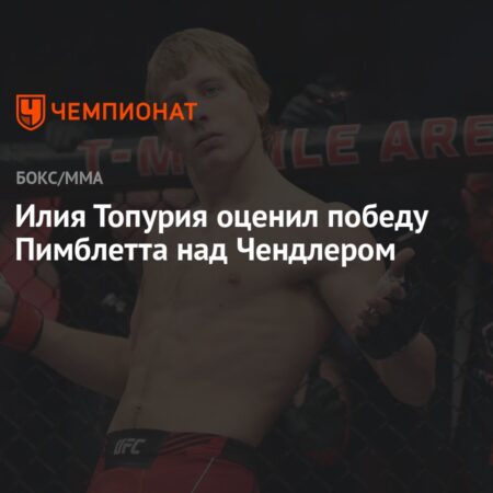Топурия оценил победу Пимблетта над Чендлером