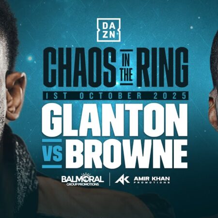 Полный список боев андеркарда: Брэндон Глэнтон против Маркуса Брауна