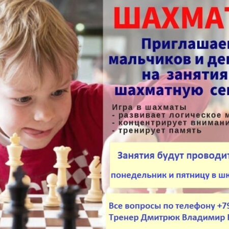 Приглашаем юных шахматистов на рейтинговые турниры в Севастополе