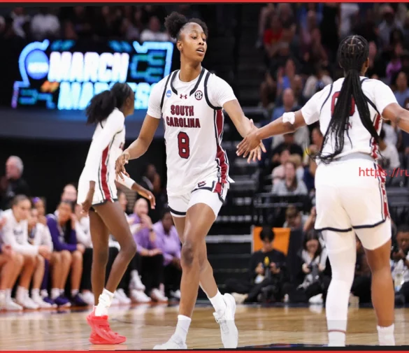 Южная Каролина побеждает TCU в March Madness, готовясь к битве с UConn в Финале Четырех