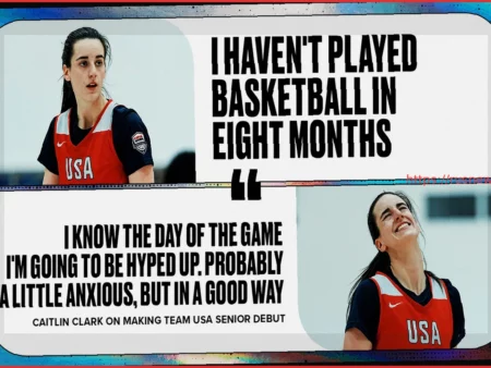 Кейтлин Кларк Призналась в Чувстве «Бабочек в Животе» Перед Дебютом в Сборной США После Восстановления от Травмы