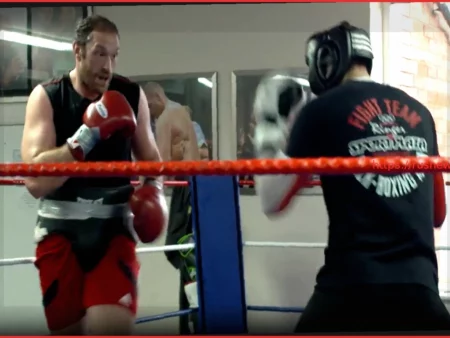 Спарринг Тайсона Фьюри с Рико Верхувеном, потенциальным соперником Александра Усика