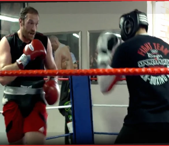 Спарринг Тайсона Фьюри с Рико Верхувеном, потенциальным соперником Александра Усика