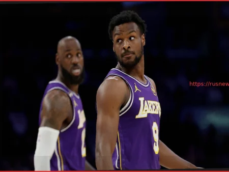 Леброн Джеймс бурно отреагировал на выдающуюся игру Бронни за G-Лигу Лейкерс: «Я просто схожу с ума прямо сейчас!!!»