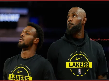Бронни Джеймс ценит лидерство Леброна перед плей-офф «Лейкерс»: «Нам просто нужно его слушать»