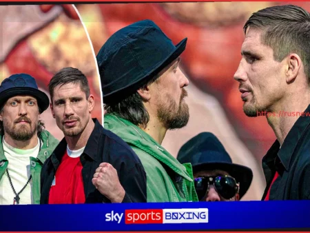 Напряженная дуэль взглядов: Усик против Рико Верхувена