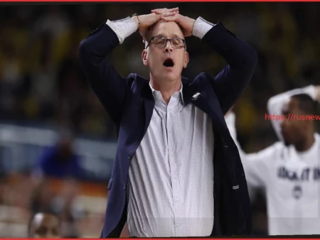 Дэн Херли и Дасти Мэй: Забавный Момент Перед Финалом NCAA UConn-Michigan