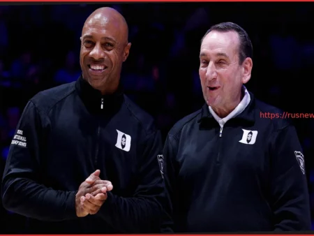 Коуч К реагирует на сообщения о найме Майкла Мэлоуна в Университет Северной Каролины, отмечая поражение Билла Беличика от Дьюка