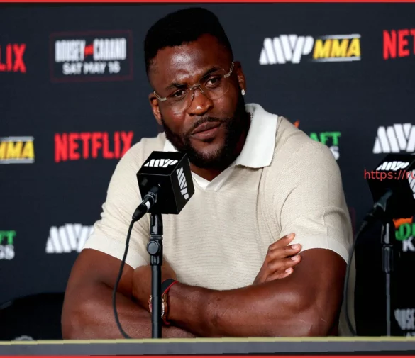 Francis Ngannou Eyes Next Fight After Calling Out Jon Jones Following Win on Rousey-Carano Card