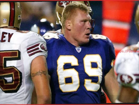 Untold Brock Lesnar Story from Vikings Tryout Fight Revealed by NFL Insider in New Video on WWE Icon