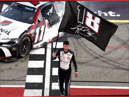 Денни Хэмлин отдал дань уважения Кайлу Бушу, сравнив его с легендой NASCAR по количеству побед