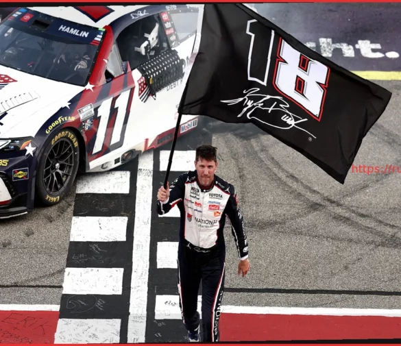 Денни Хэмлин отдал дань уважения Кайлу Бушу, сравнив его с легендой NASCAR по количеству побед