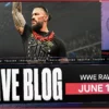 WWE Raw: Результаты и главные моменты выпуска от 15 июня