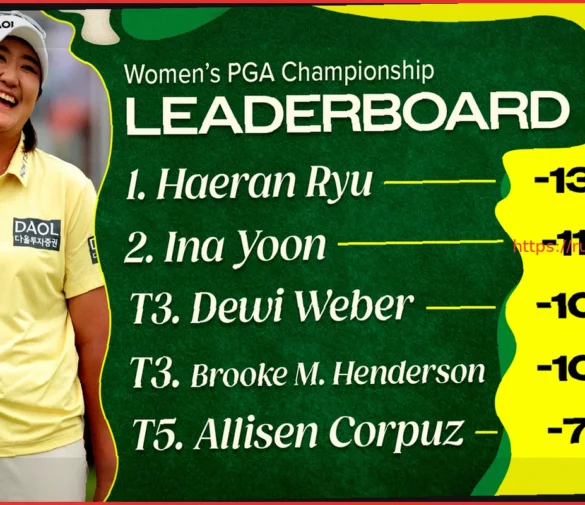 Women’s PGA Championship 2026: Итоговая таблица лидеров, распределение призовых и другая информация